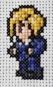 Final Fantasy 7 Record Keeper - 18 Sprites Finished Cross Stitch Piece - SultaniStitches - 18