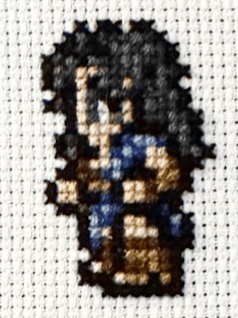 Final Fantasy 13 Record Keeper - 9 Sprites Finished Cross Stitch Piece - SultaniStitches - 4