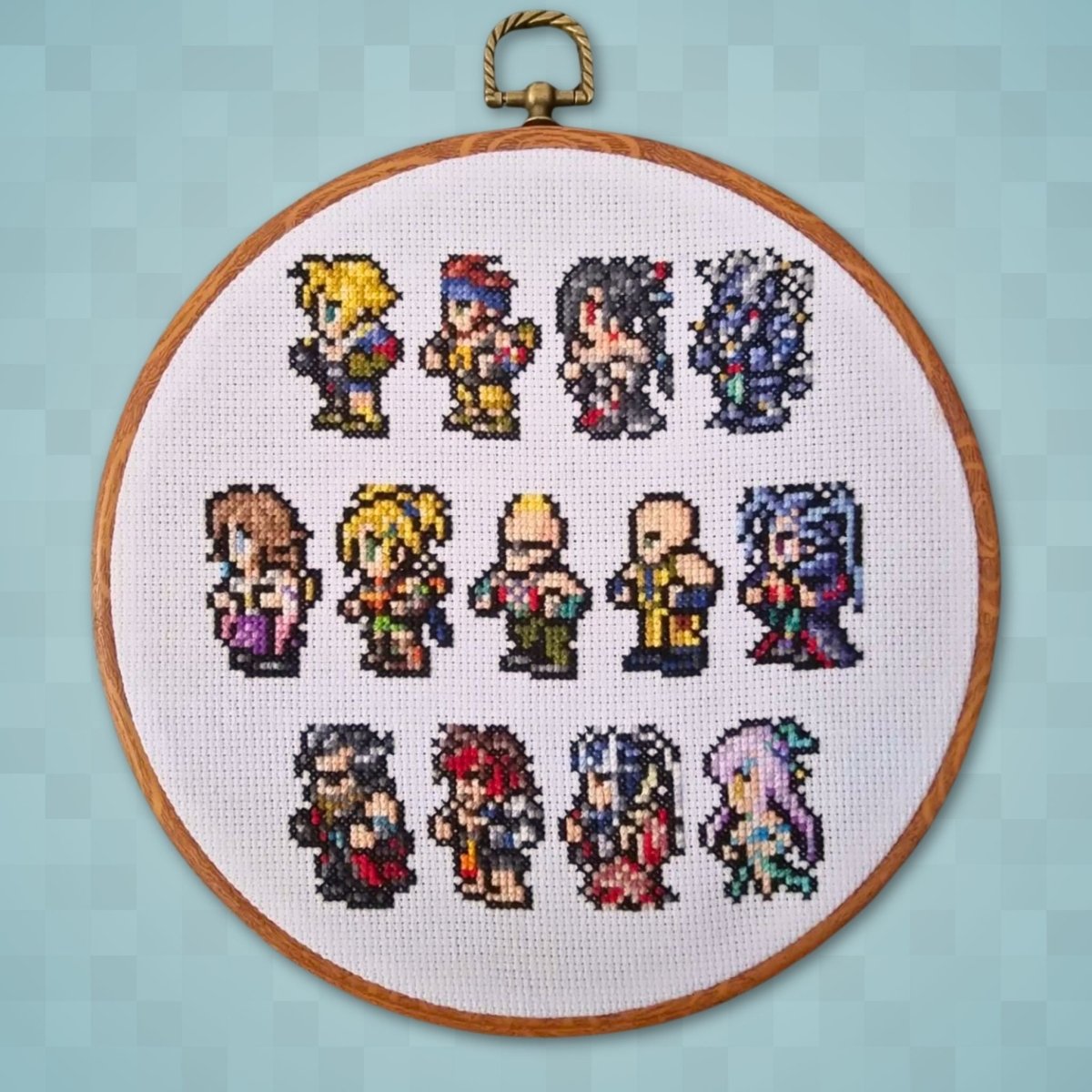 Final Fantasy 10 Record Keeper Sprites - Digital Cross Stitch Pattern PDF - SultaniStitches - 1