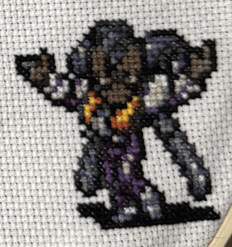 Chrono Trigger Victory Poses - 9 Sprites Finished Cross Stitch Piece - SultaniStitches - 4
