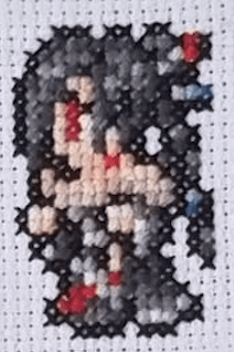 Final Fantasy 10 Character Sprites - Finished Cross Stitch Piece - SultaniStitches - 10