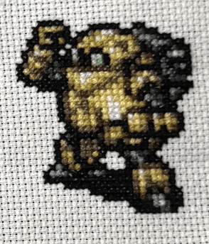 Chrono Trigger Victory Poses - 9 Sprites Finished Cross Stitch Piece - SultaniStitches - 10