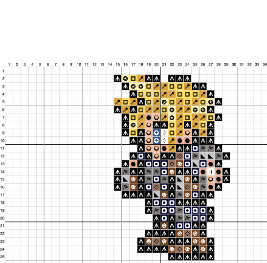 Final Fantasy 7 Record Keeper - 11 Sprites Digital Cross Stitch Pattern PDF - SultaniStitches -2