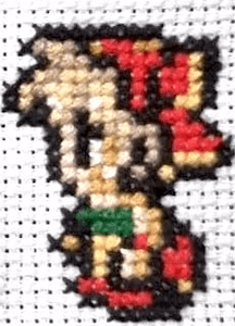 Final Fantasy 6 Character Sprites - Finished Cross Stitch Piece - SultaniStitches - 12