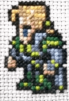 Final Fantasy 6 Character Sprites - Finished Cross Stitch Piece - SultaniStitches - 5