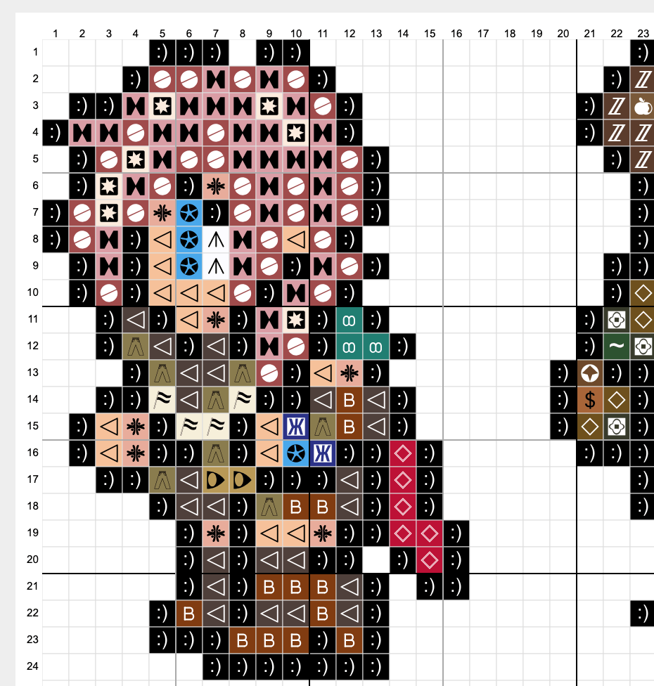 Final Fantasy 13 Record Keeper - 9 Sprites Digital Cross Stitch Pattern PDF - SultaniStitches - 2