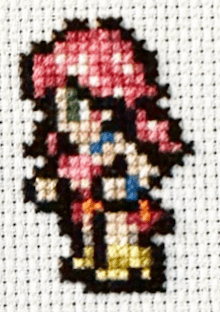 Final Fantasy 13 Record Keeper - 9 Sprites Finished Cross Stitch Piece - SultaniStitches - 10
