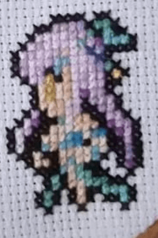 Final Fantasy 10 Character Sprites - Finished Cross Stitch Piece - SultaniStitches - 14