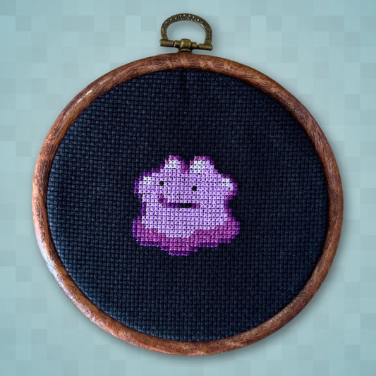 Pokemon Sprite - Finished Cross Stitch Piece - SultaniStitches - 1