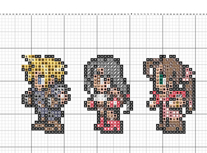 Final Fantasy 7 Record Keeper - 18 Sprites Digital Cross Stitch Pattern PDF - SultaniStitches - 2