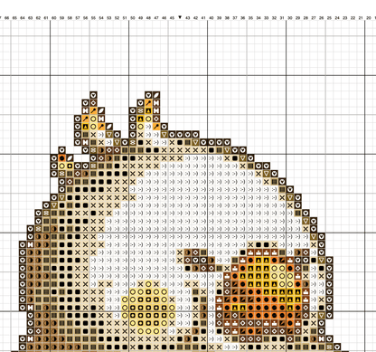 Final Fantasy Fat Chocobo Digital Cross Stitch Pattern PDF - SultaniStitches - 2